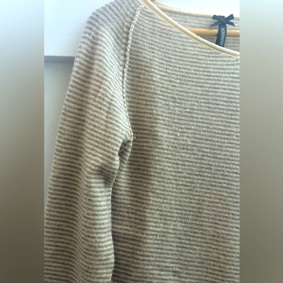 💫100% Cashemire Women’s Oversize Asymmetrical Knit Sweater.Rare FIND - Picture 8 of 11